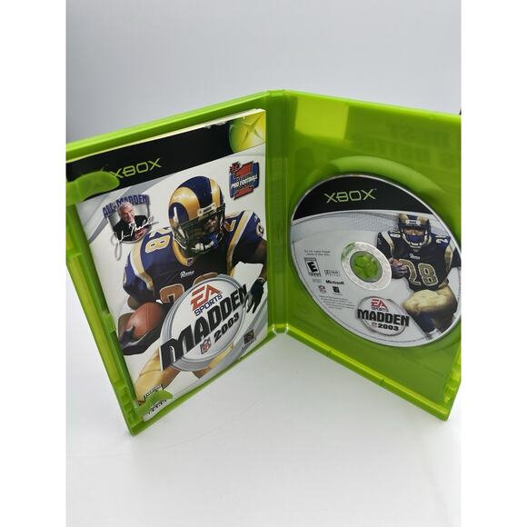 Madden NFL 2003 (Microsoft Xbox, 2002) Complete w/ Manual - Tested Working - Picture 5 of 8